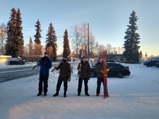 Skiing